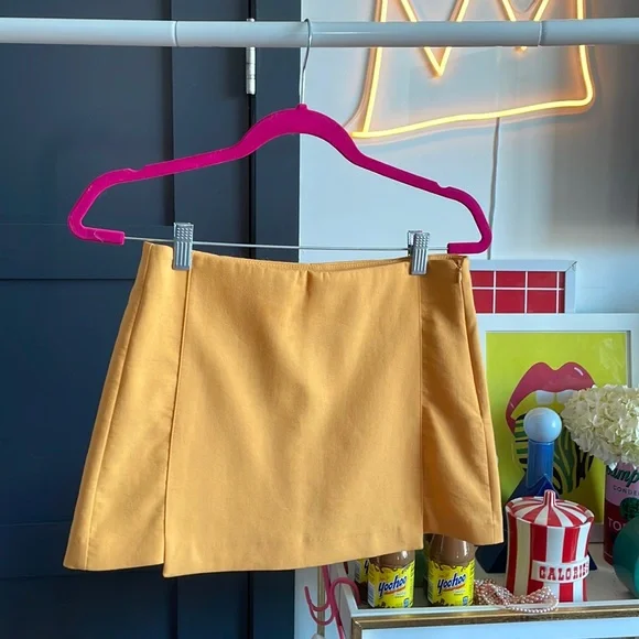 Zara size small skirt skort shorts tangerine orange - Picture 1 of 5